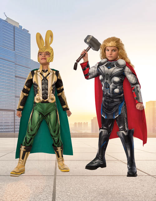 Thor Costume Kids The Avengers Halloween Fancy Dress 
