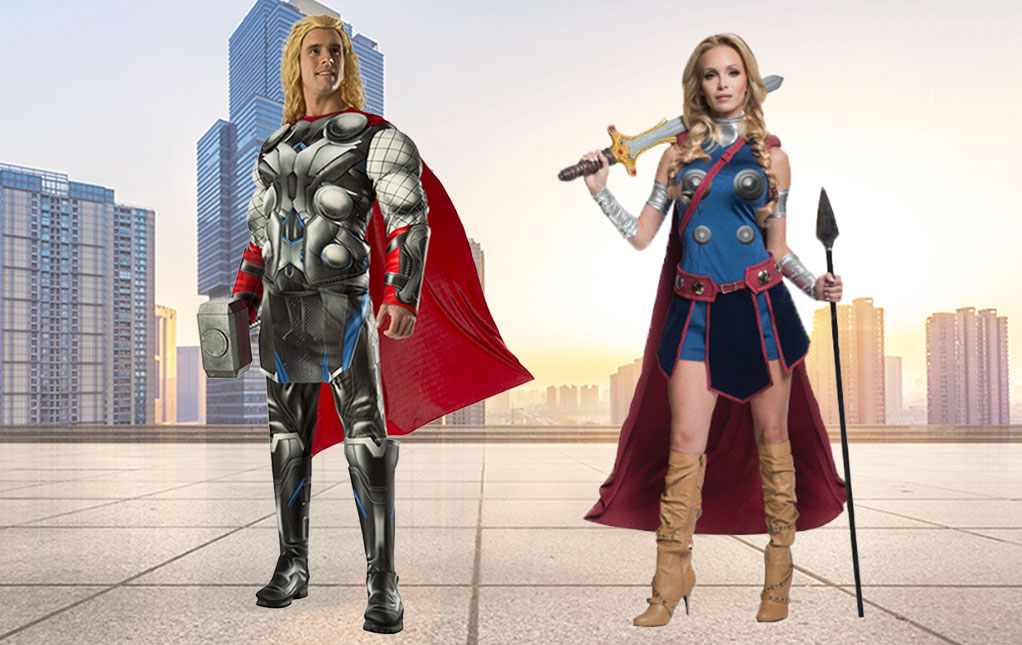 Thor and Valkyrie 