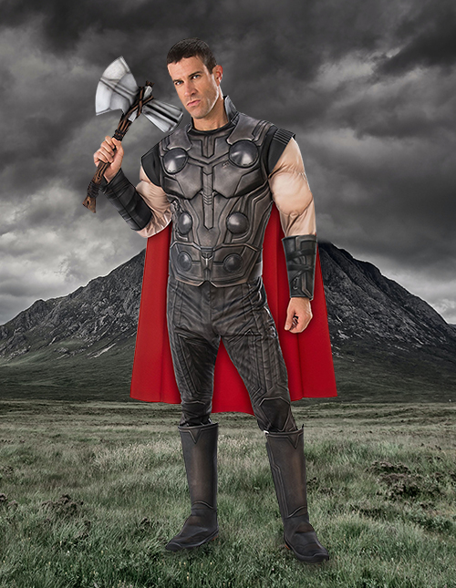 VESTITO COSTUME Maschera di CARNEVALE Adulti - DIO THOR