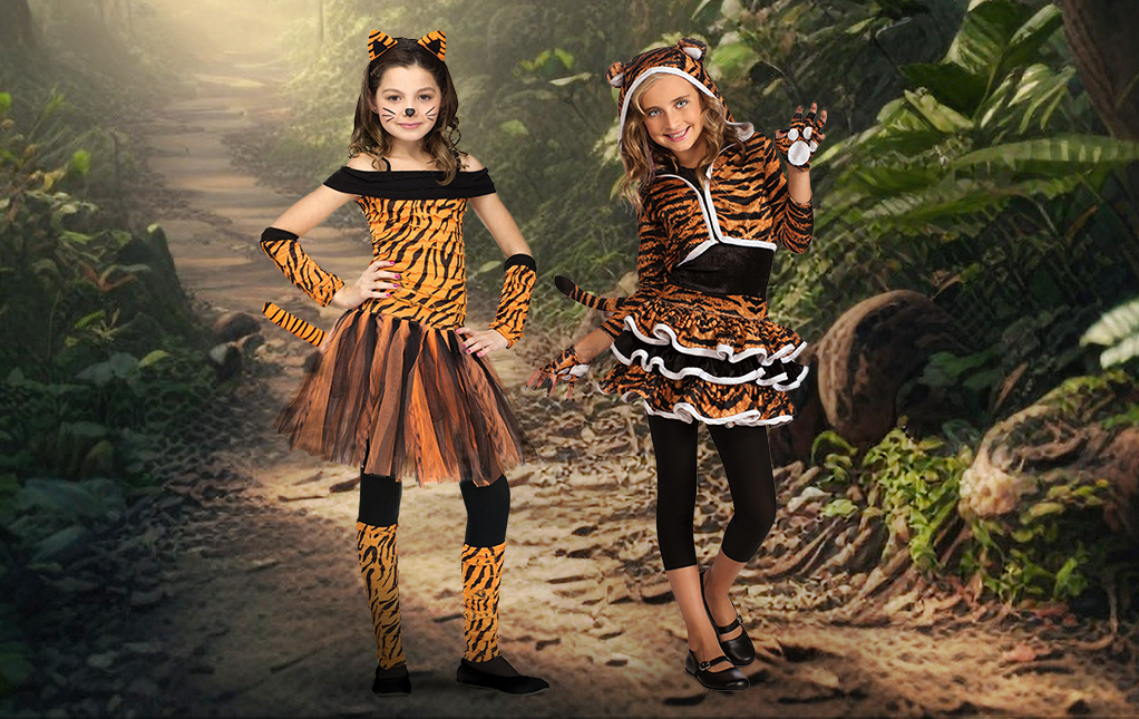 Girls Tiger Costumes