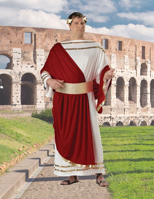 Grecian Toga Man Roman Greek 300 Adult Plus Costume