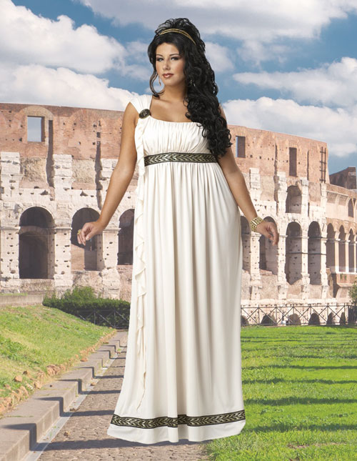 roman goddess fancy dress plus size