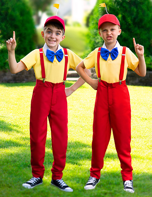 Tweedle dee and clearance tweedle dum costumes adults