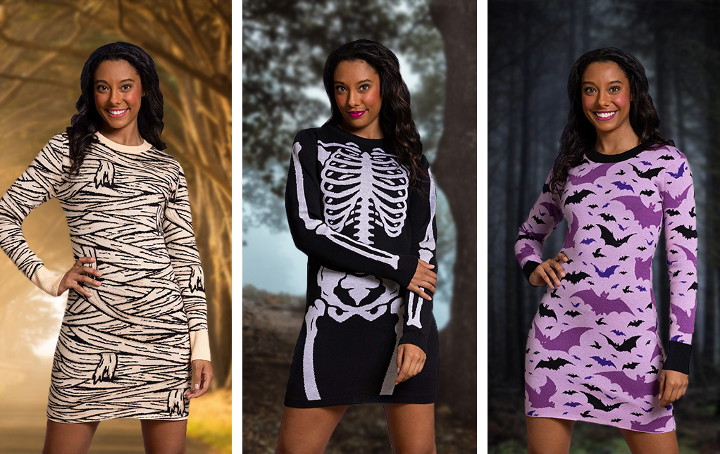 Halloween Sweater Dresses