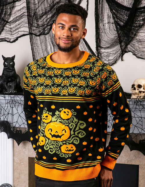 Halloween knit sweater sale