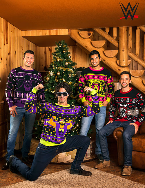 WWE Ugly Christmas Sweaters