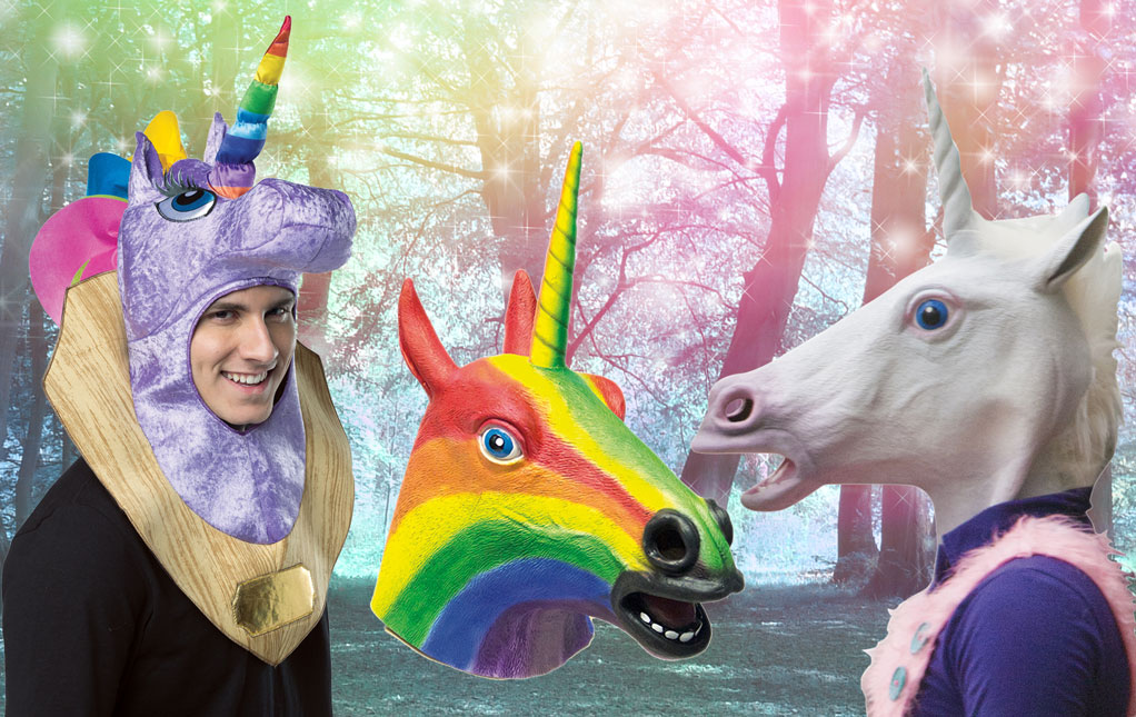 unicorn mask suit