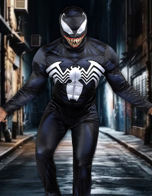 Venom Mask and Jumpsuit
