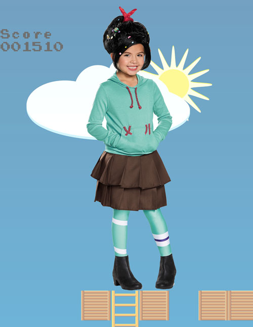 Girls Vanellope Von Schweetz Costume 