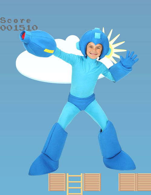 Child Mega Man Costume 