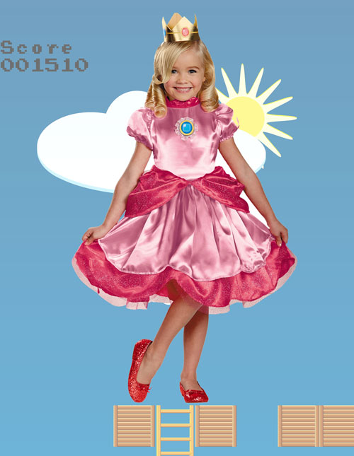 Kids’ Princess Peach Dress 