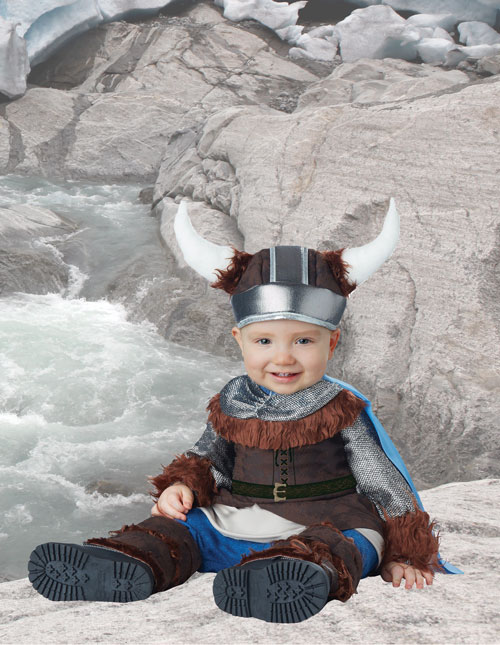 Kids Baby Grow Little Lil Viking 
