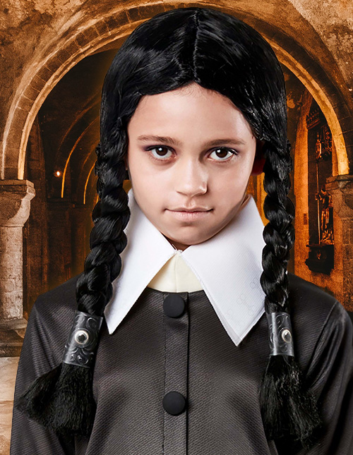 Wednesday Addams Halloween Costume for Adults Kids