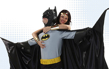 Batman and Wonder Woman Costumes Batman and Wonder Woman Costumes