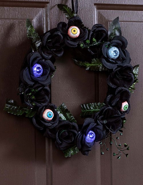 Halloween Eyeball Wreath
