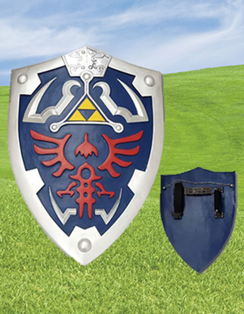 Buy Womens Hylian Zelda Legendary Hyrule Triforce Shield Blue Leather Jacket