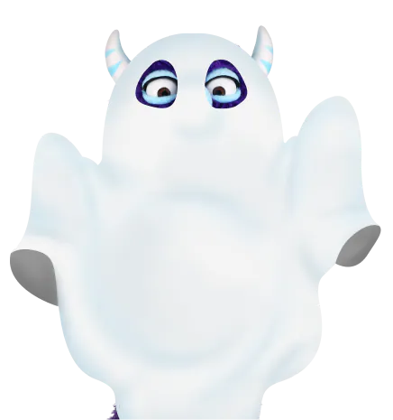 Monster Dressed as a Ghost