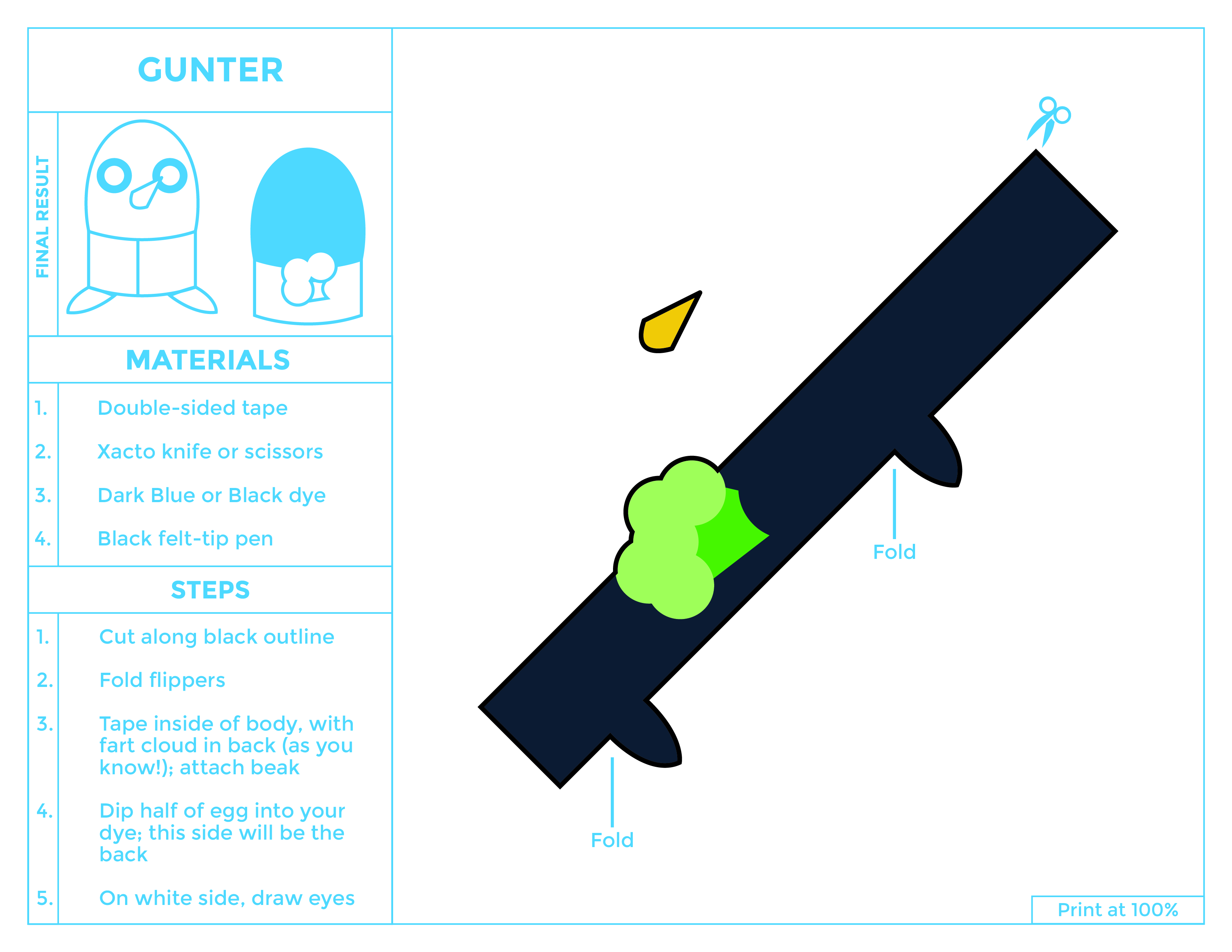 Gunter Egg Printable