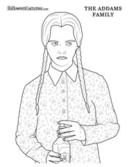The Addams Family Coloring Pages