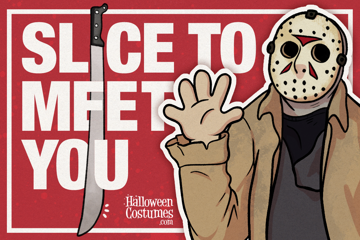 Jason Voorhees Halloween greeting card