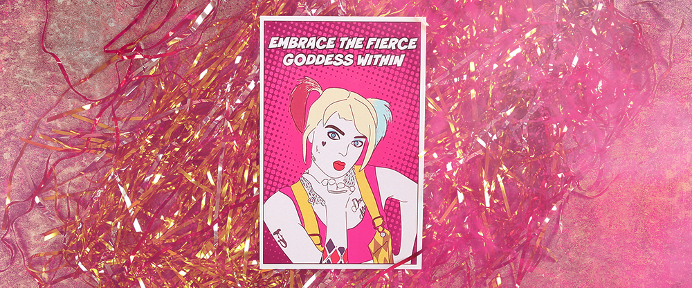 Harley Quinn Galentine for Fierce Vibes