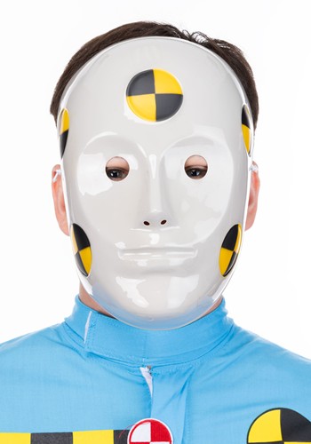Adult Crash Test Dummy Costume Mask