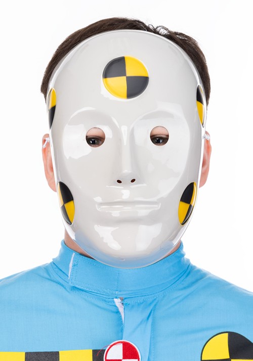 Adult Crash Test Dummy Costume Mask