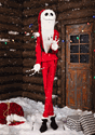 Jack Skellington as Sandy Claws Animatronic Decoration