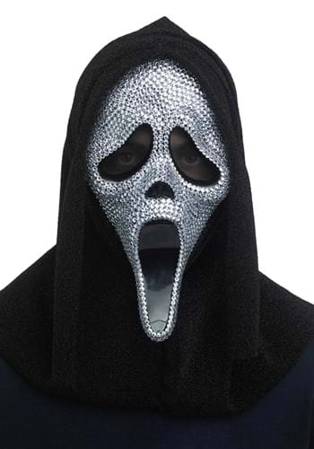 Ghost Face Bling Mask