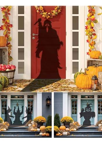 Silhouette Ghost Face with Spotlight Decoration | Licensed Decorations