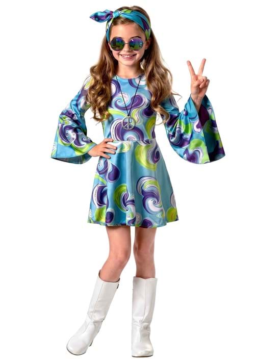 Girls Super Cool Hippie Costume Dress-updated