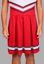 Girls Red White Uniform Cheerleader Costume Alt 6