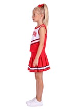 Girls Red White Uniform Cheerleader Costume Alt 2