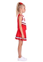 Girls Red White Uniform Cheerleader Costume Alt 3