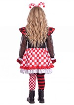 Girls Wicked Red Jester Costume Alt 1