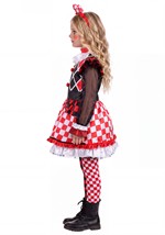 Girls Wicked Red Jester Costume Alt 2