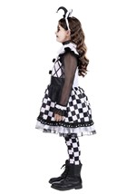 Girl's Wicked Black Jester Costume Alt 5