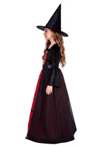 Girls Batty Red Witch Costume Dress Alt 5