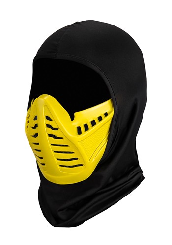 Adult Scorpion Mortal Kombat Injection Mask | Mortal Kombat Costumes