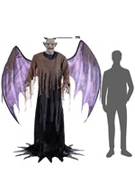 7 ft. Craggoth the Demon Gargoyle Animatronic Decoration Alt