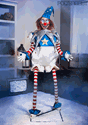 5FT Poltergeist Clown Animatronic Decoration