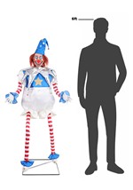 5FT Poltergeist Clown Animatronic Decoration Alt 6