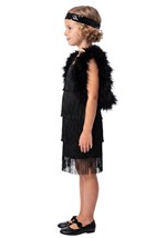 Kids Classic 1920s Black Flapper Costume Alt 2