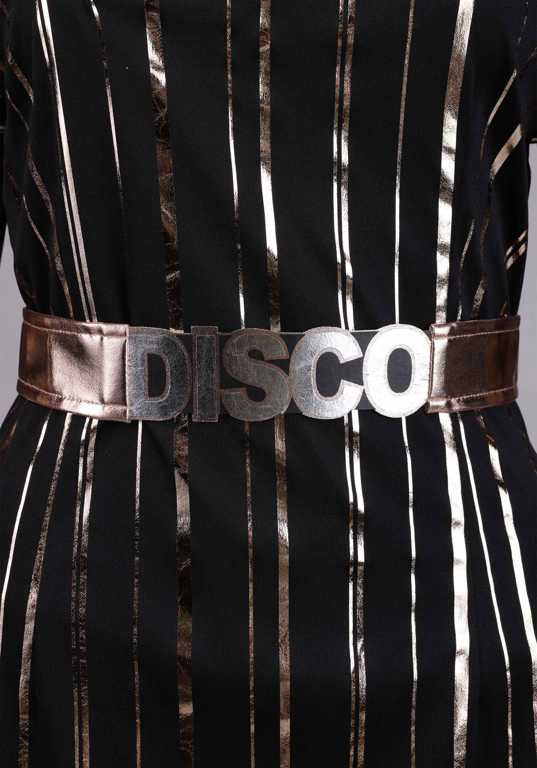 Plus Size Golden Disco Queen Dress Costume for Women | Disco Costumes