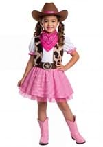 Girls Pretty Pink Cowgirl Costume 1