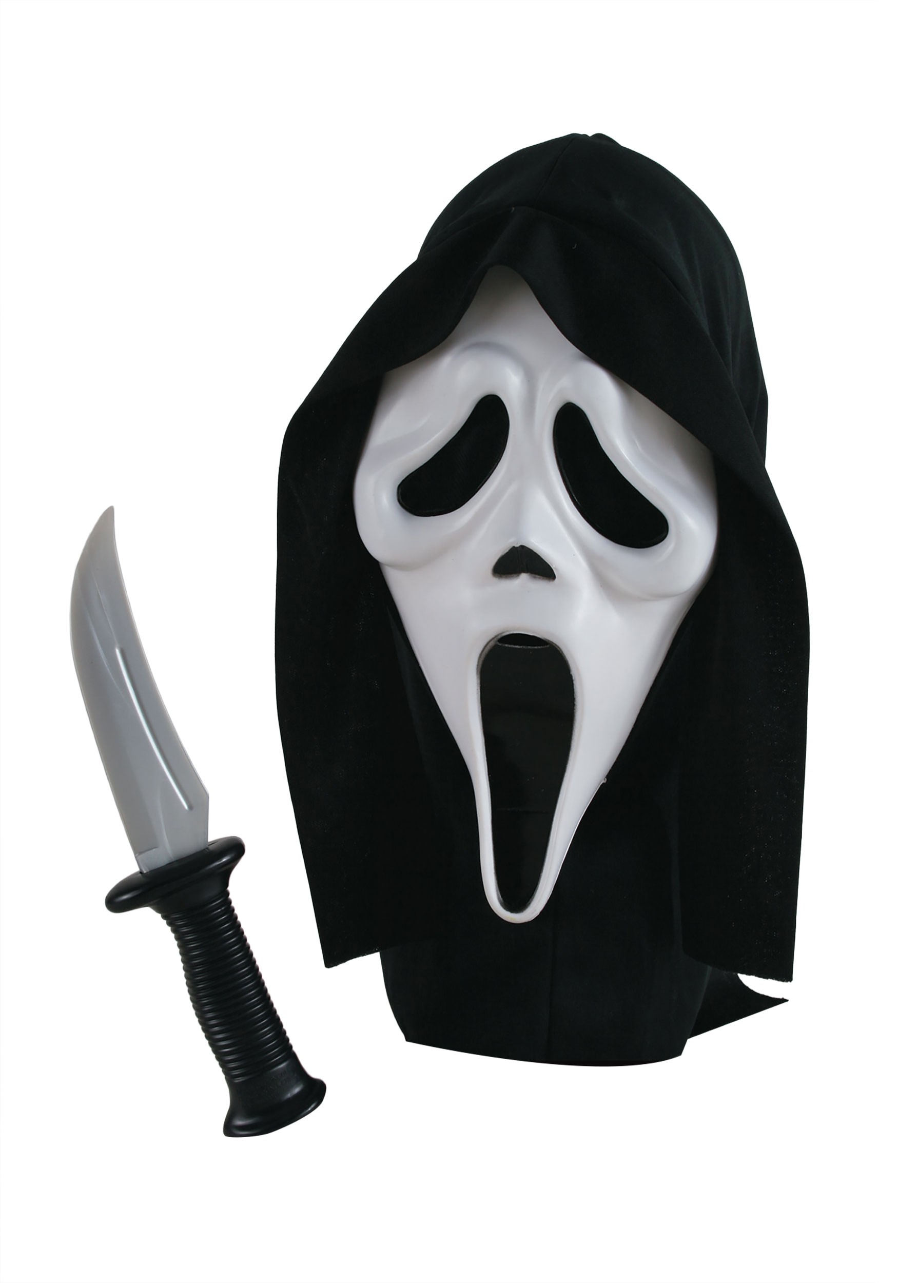 Adult Ghost Face Mask and Knife Costume Kit | Scream Accessories