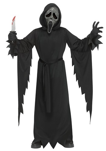 Kids Ghost Face Gun Powder Bling Costume