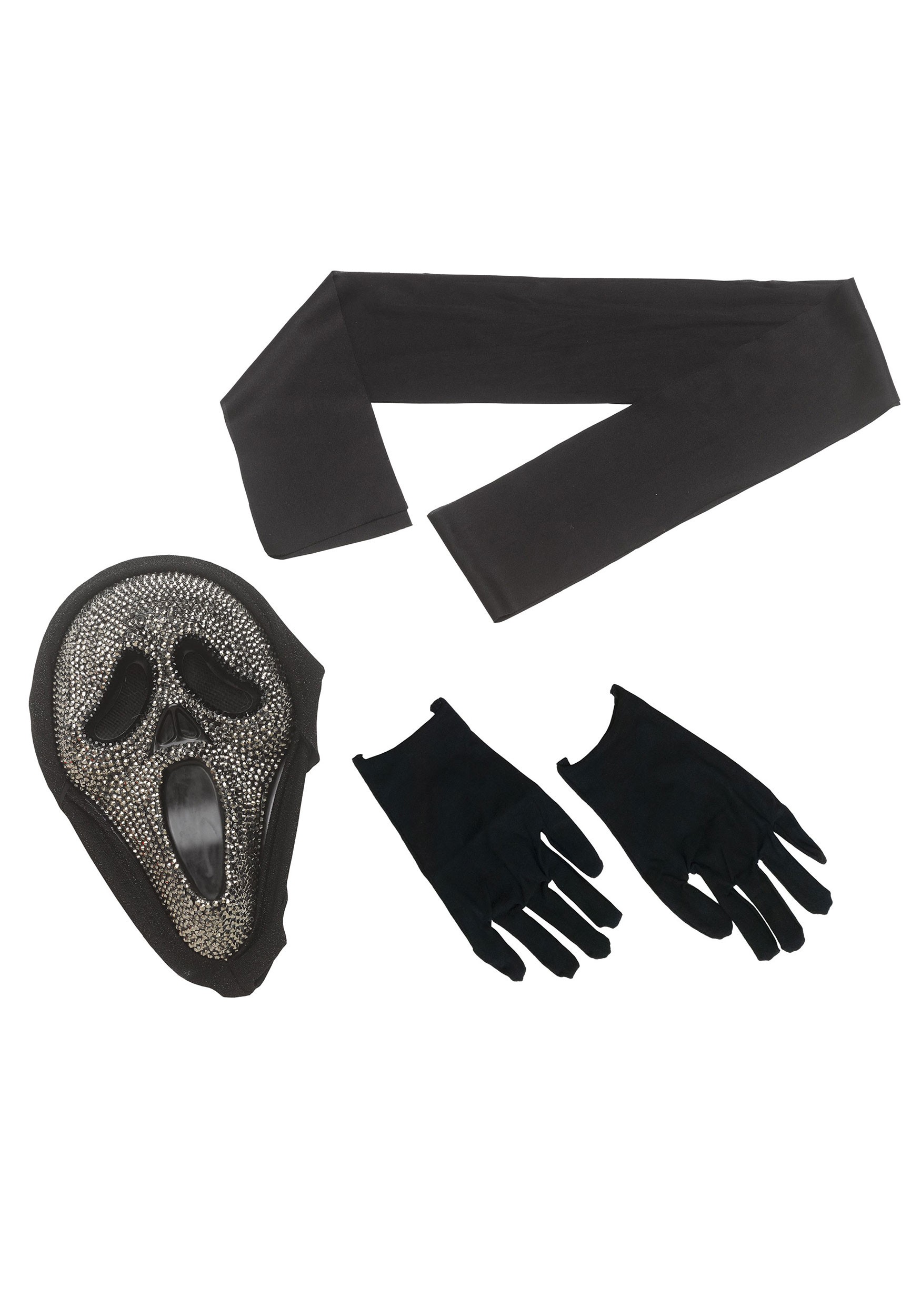 Kid's Gun Powder Bling Ghost Face Costume | Scream Costumes
