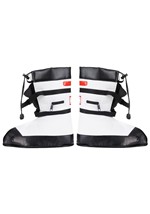 Kid's White Astronaut Costume Boots Alt 1
