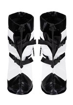 Kid's White Astronaut Costume Boots Alt 3